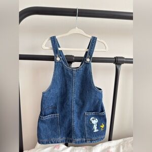 Zara girls denim dress